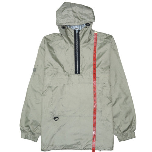 Whispering Smith Men's Beige L Hooded Anorak Lightweight Jacket