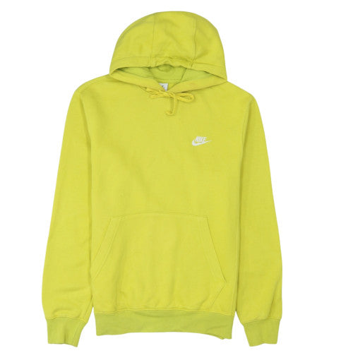 Nike Men's Yellow Pullover Fleece Hoodie Size S