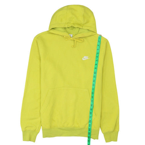 Nike Men's Yellow Pullover Fleece Hoodie Size S