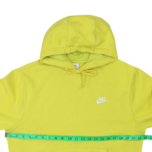 Nike Men's Yellow Pullover Fleece Hoodie Size S