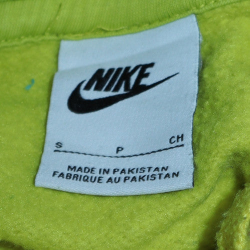 Nike Men's Yellow Pullover Fleece Hoodie Size S