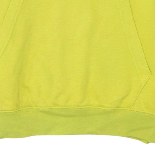 Nike Men's Yellow Pullover Fleece Hoodie Size S