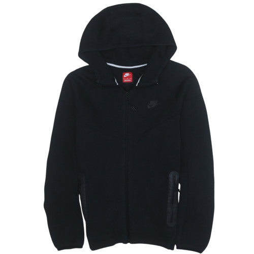 Nike Men’s Black Full Zip Fleece Hoodie Size M Regular Fit