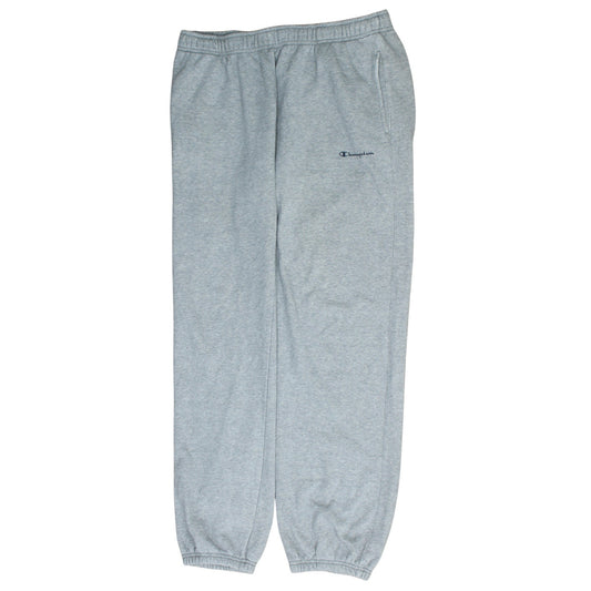 Champion Men's Grey Fleece Sweatpants L Regular Fit Activewear
