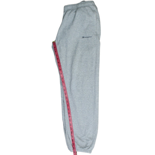 Champion Men's Grey Fleece Sweatpants L Regular Fit Activewear