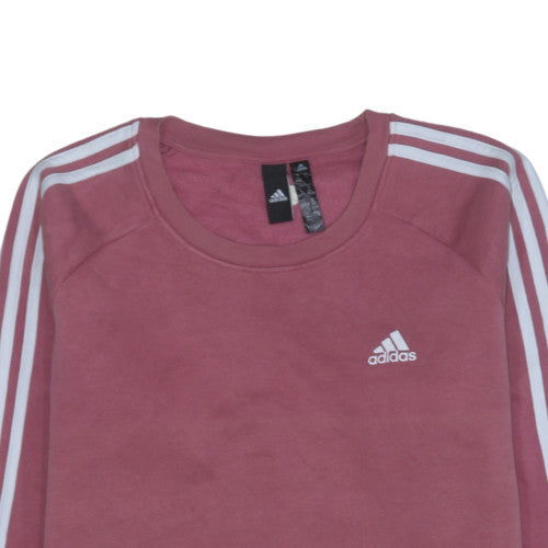 Adidas Womens Pink Crew Neck Sweatshirt XL Pullover Casual Sportswear