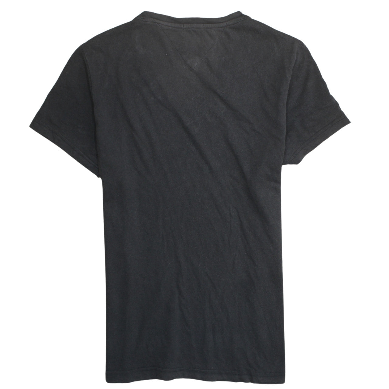 Tommy Hilfiger Men's Black V-Neck Cotton T-Shirt Size S