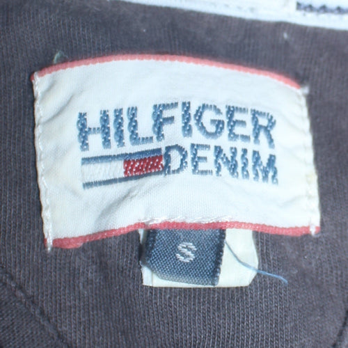 Tommy Hilfiger Men's Black V-Neck Cotton T-Shirt Size S