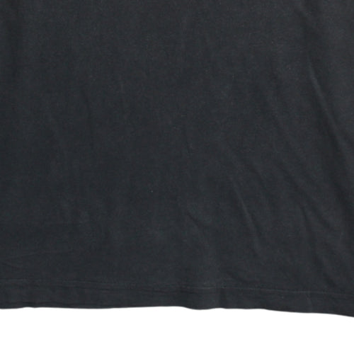 Tommy Hilfiger Men's Black V-Neck Cotton T-Shirt Size S