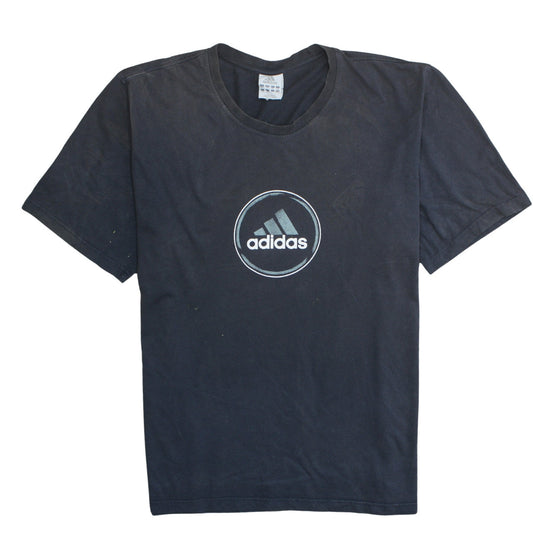 Adidas Men's Black 2XL Sports Logo Short Sleeve Crew Neck T-Shirt