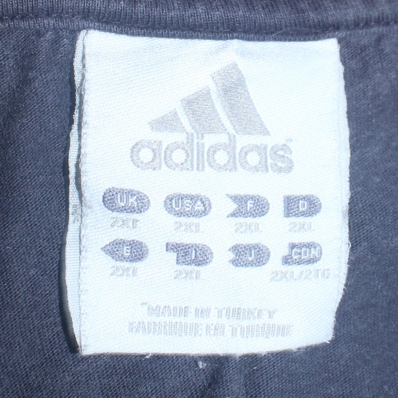 Adidas Men's Black 2XL Sports Logo Short Sleeve Crew Neck T-Shirt