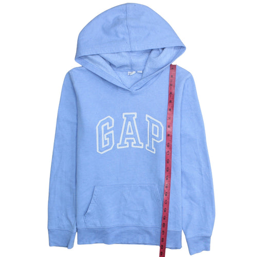 GAP Womens Blue Small Pullover Hoodie with Logo