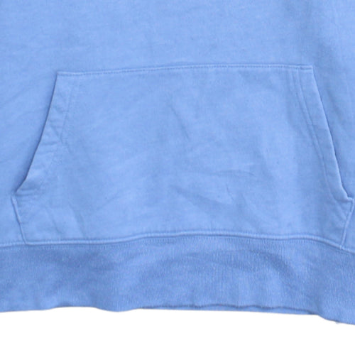 GAP Womens Blue Small Pullover Hoodie with Logo