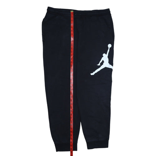 Jordan Mens Black XL Jogger Sweatpants Tapered Fleece Activewear