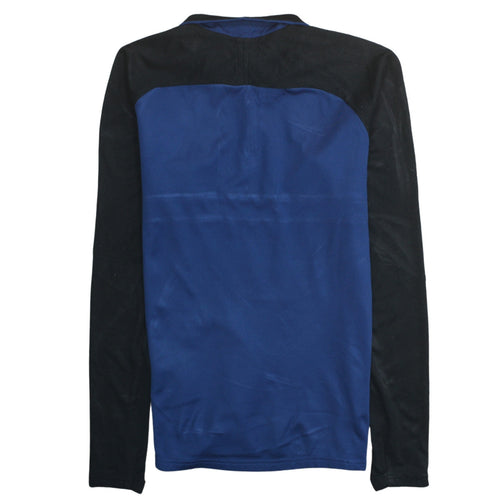 Nike Men's Blue 1/4 Zip Dri-FIT Athletic Sweatshirt Size S