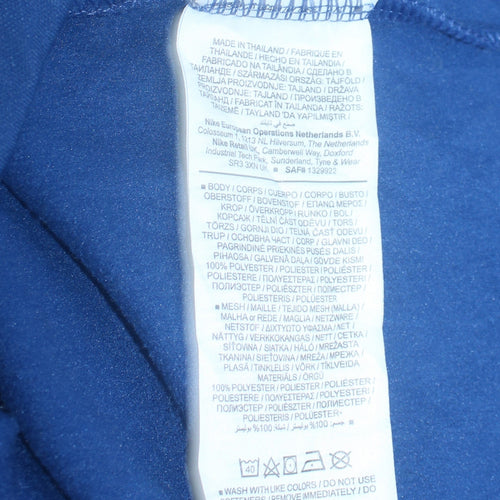 Nike Men's Blue 1/4 Zip Dri-FIT Athletic Sweatshirt Size S