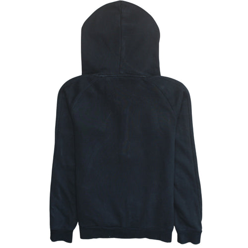 Puma Womens Black Size 10 1/4 Zip Logo Hoodie Sweatshirt