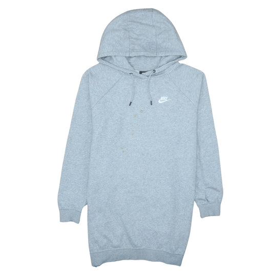 Nike Men's Grey Pullover Hoodie M Regular Fit Sweatshirt