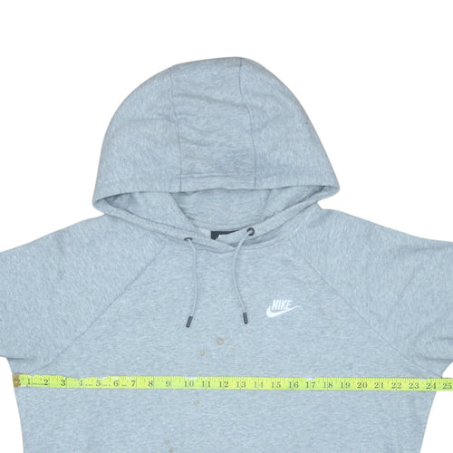 Nike Men's Grey Pullover Hoodie M Regular Fit Sweatshirt