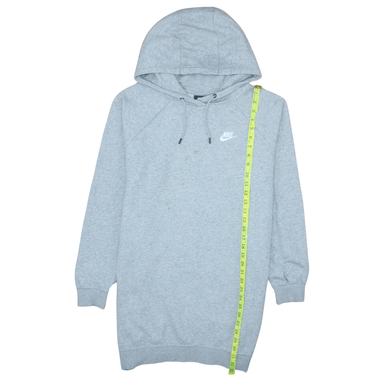 Nike Men's Grey Pullover Hoodie M Regular Fit Sweatshirt