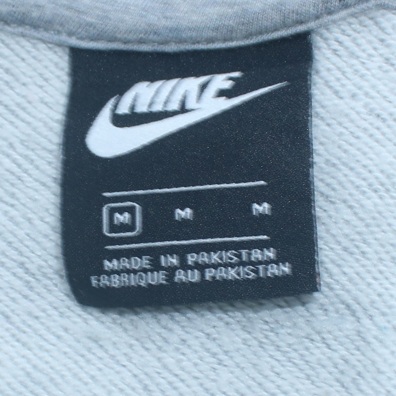 Nike Men's Grey Pullover Hoodie M Regular Fit Sweatshirt