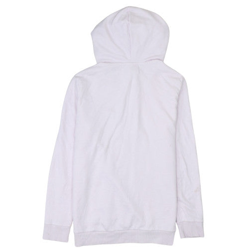 Adidas Women's Pink Hooded Pullover Sweatshirt Size 12-14