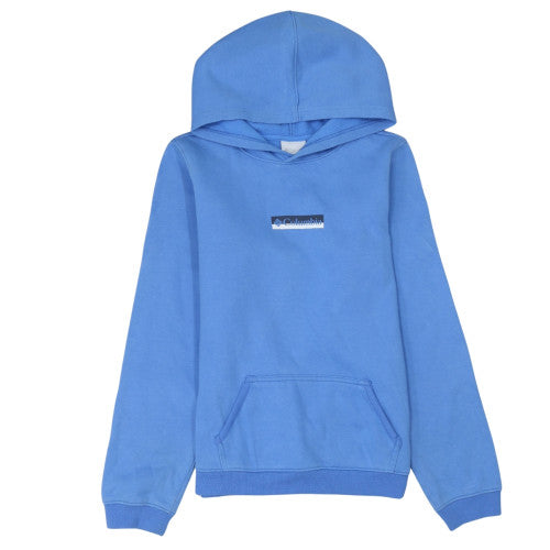 Columbia Women’s Blue Pullover Hoodie Size L Cotton Blend Fleece