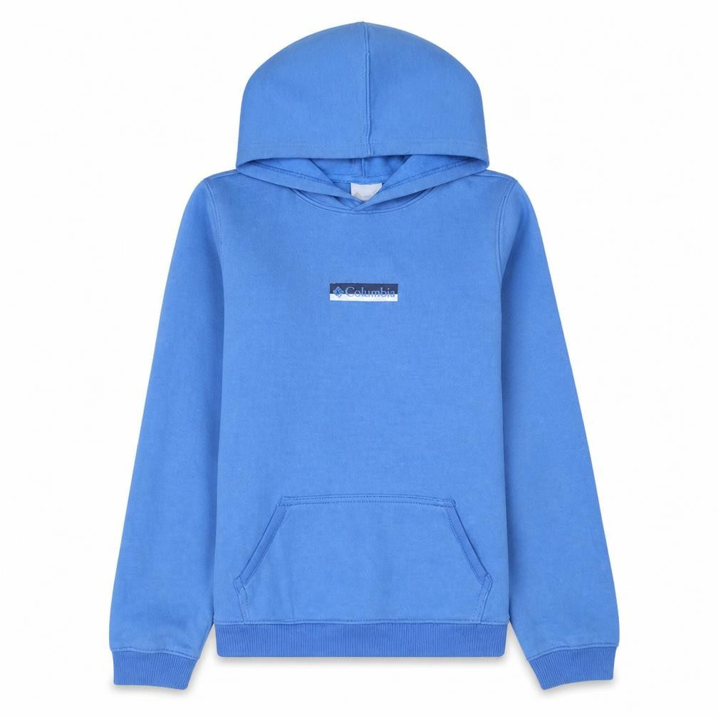 Columbia Women’s Blue Pullover Hoodie Size L Cotton Blend Fleece