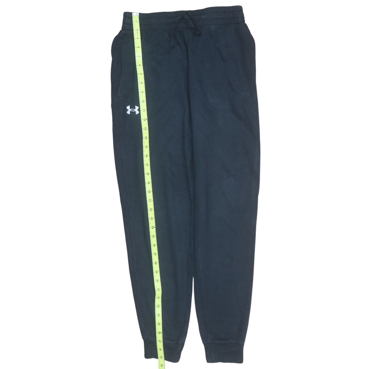 Under Armour Mens Black M Jogger Tapered Fleece Sweatpants