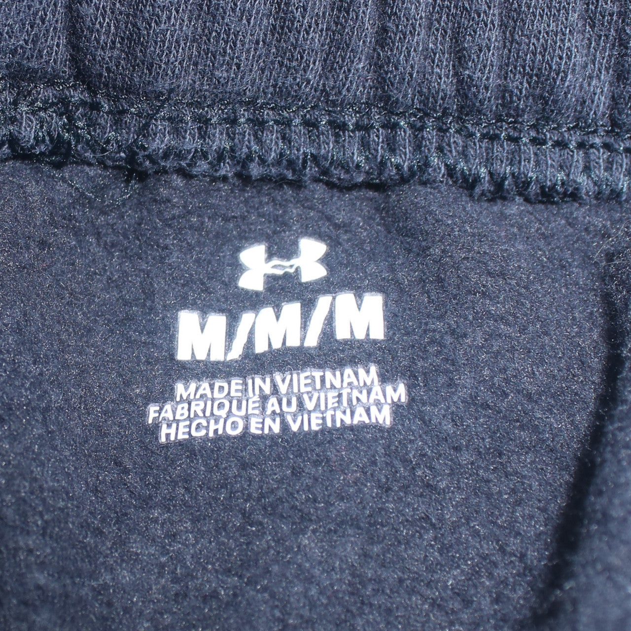Under Armour Mens Black M Jogger Tapered Fleece Sweatpants