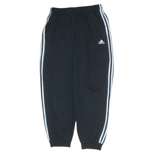 Adidas Women Black L Jogger Track Pants Elastic Waist Pockets