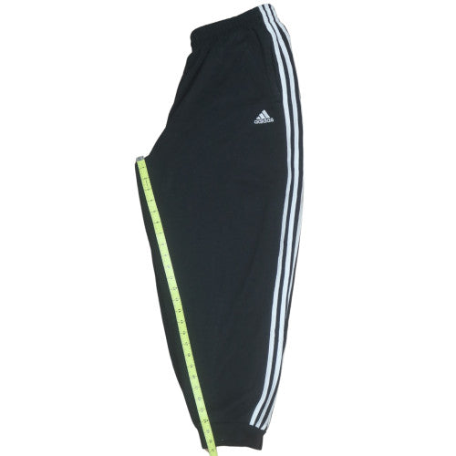 Adidas Women Black L Jogger Track Pants Elastic Waist Pockets