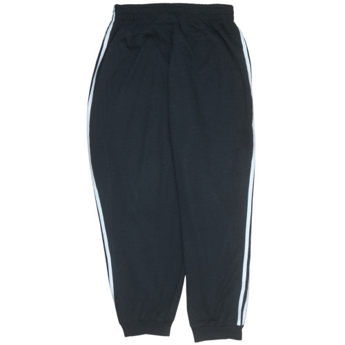 Adidas Women Black L Jogger Track Pants Elastic Waist Pockets