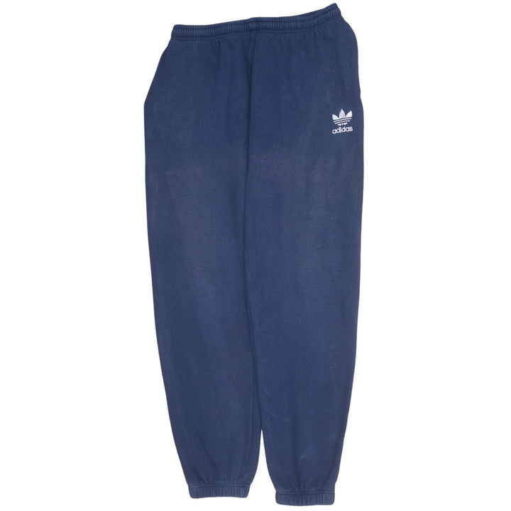 adidas Men's Blue 32 Regular Fleece Sweatpants with Elastic Waist
