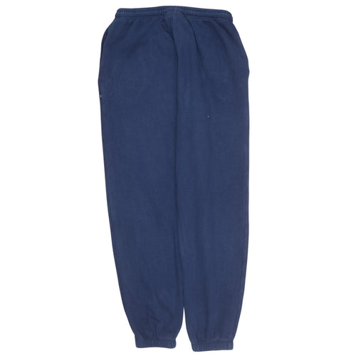 adidas Men's Blue 32 Regular Fleece Sweatpants with Elastic Waist