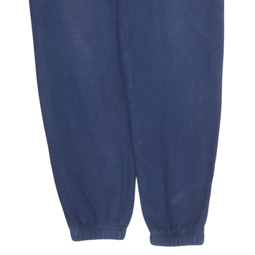 adidas Men's Blue 32 Regular Fleece Sweatpants with Elastic Waist