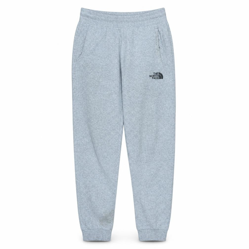 The North Face Boys Grey Jogger Trousers L Fleece Elastic Waist Activewear