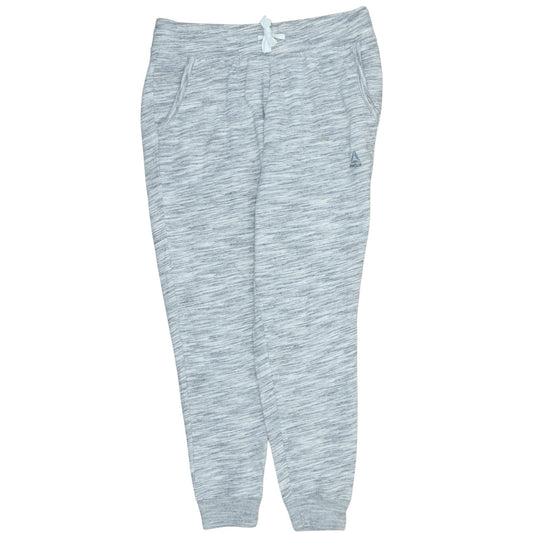 Reebok Womens Grey Jogger Sweatpants M Regular Fit Fleece