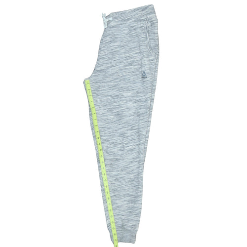 Reebok Womens Grey Jogger Sweatpants M Regular Fit Fleece