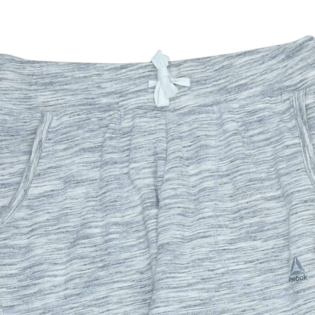 Reebok Womens Grey Jogger Sweatpants M Regular Fit Fleece