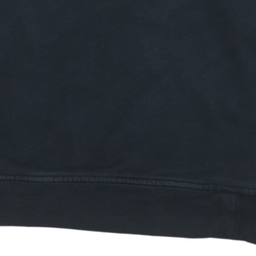 Adidas Womens Black Crew Neck Sweatshirt Size 10 Regular Fit