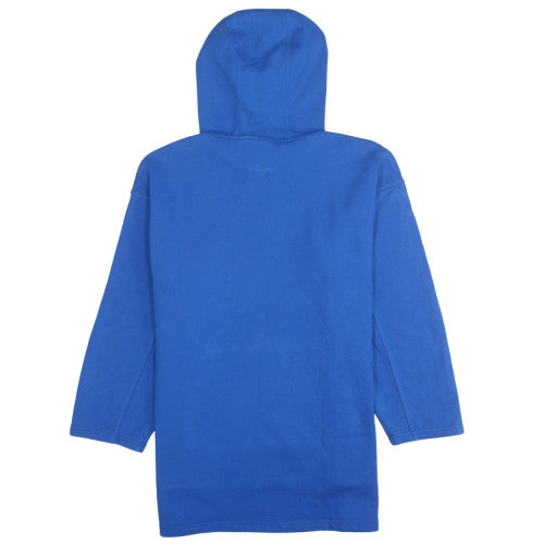 Adidas Men Blue Pullover Hoodie Size L Regular Fleece