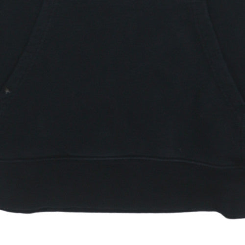 Vans Mens Black Pullover Hoodie Small Skate Logo Fleece Sweatshirt