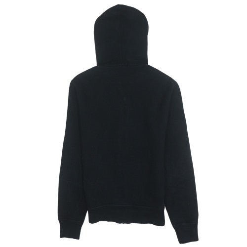 Ralph Lauren Men's Black XS Full Zip Hoodie Cotton Blend