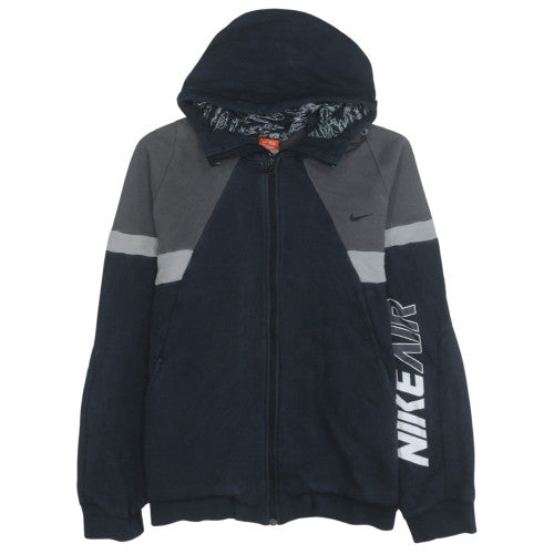 Nike Men's Black XL Full Zip Hoodie Sports Fleece Jacket