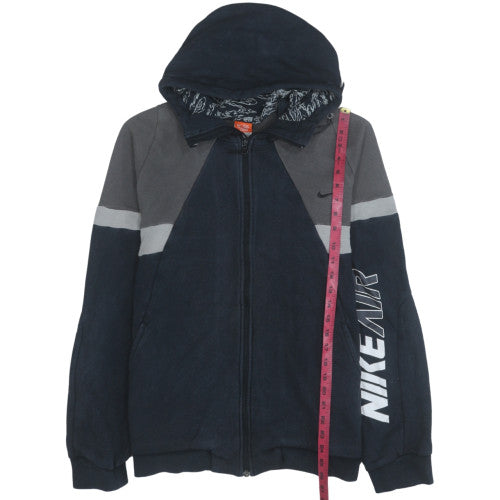 Nike Men's Black XL Full Zip Hoodie Sports Fleece Jacket