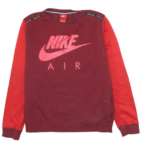 Nike Air Men's Burgundy Red Crew Neck Sweatshirt M