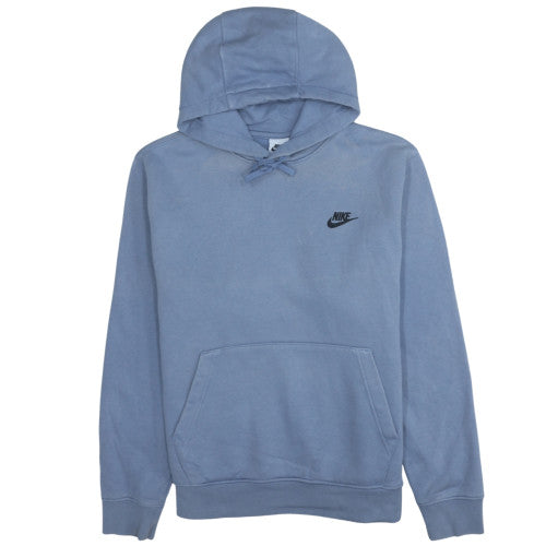 Nike Women’s Blue Pullover Hoodie Medium Cotton Blend Casual