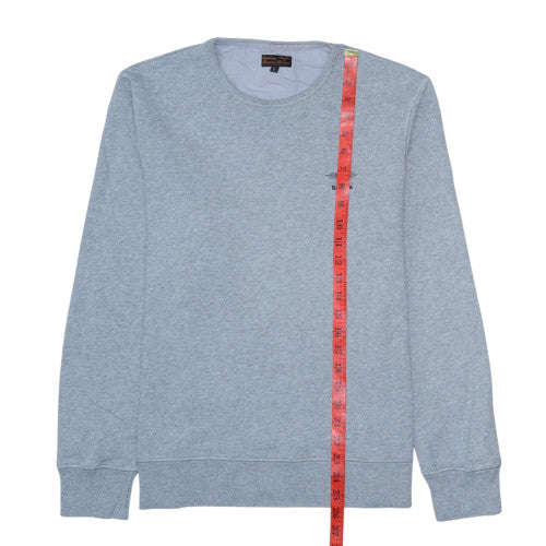 Barbour Beacon Brand Men's Grey L Pullover Crew Neck Sweatshirt
