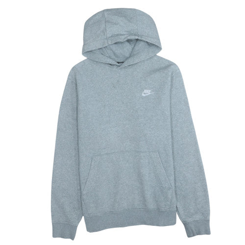 Nike Women’s Grey Pullover Hoodie M Regular Fit Casual Sweatshirt